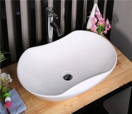 Раковина CeramaLux 9175 накладная 