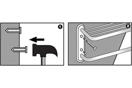 Полка WasserKRAFT K-888 для полотенец 