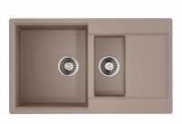 Мойка для кухни Omoikiri Daisen-86-2-SA 4993478 Бежевая