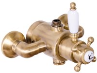 Смеситель для душа Gattoni Termostatici TSRE940V0.I br с термостатом Бронза