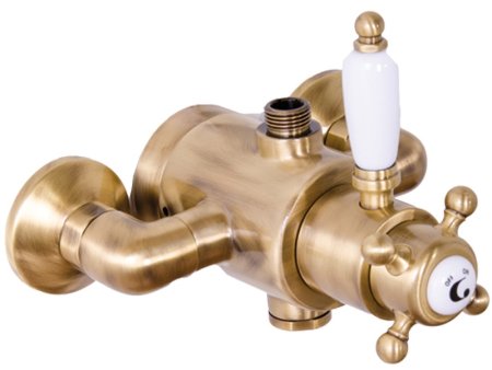 Смеситель для душа Gattoni Termostatici TSRE940V0.I br с термостатом Бронза 