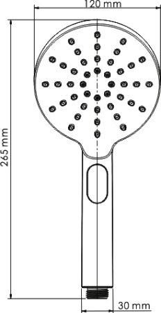 Душевая лейка WasserKRAFT A127 