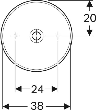 Раковина-чаша Geberit VariForm 40 500.768.01.2 Белая 