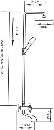 Душевая система MIXLINE ML2419 (530036) 