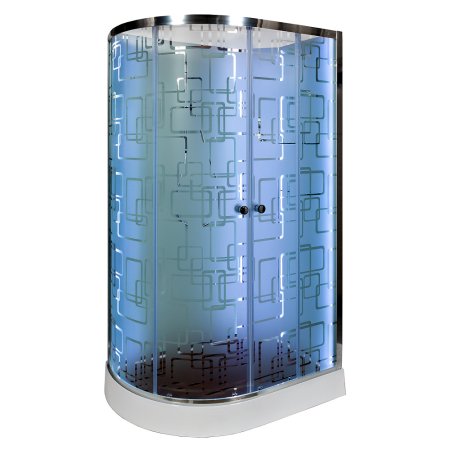 Душевая кабина Deto ЕМ1511 R N LED 