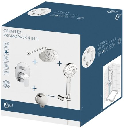 Душевая система Ideal Standard Ceraflex BC447AA Хром 