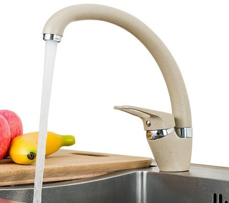 Смеситель для кухни Frap F4113-9 Песочный 