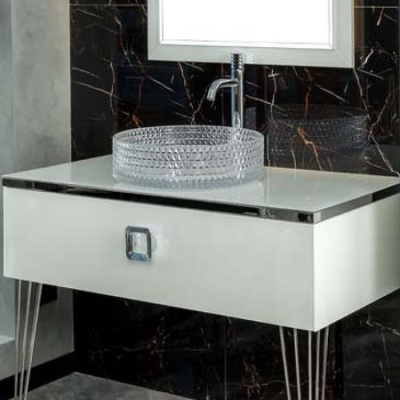 Столешница под раковину Boheme Armadi Art NeoArt 100 853-100-WH Белая 