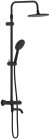 Душевая система Damixa Jupiter 977810300 с термостатом Черная матовая 