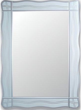 Зеркало Frap 45 F622 Голубое матовое 