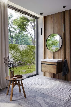 Тумба под раковину Aqwella Urban 100 URB0110DB подвесная Дуб балтийский 