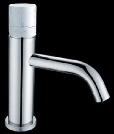 Смеситель для раковины Boheme Stick 121-CR-MR-W Хром Белый 