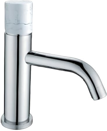 Смеситель для раковины Boheme Stick 121-CR-MR-W Хром Белый 