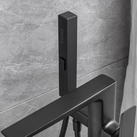 Смеситель для ванны Allen Brau Infinity 5.21009-31 Черный матовый 