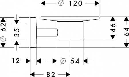 Мыльница Hansgrohe Logis 