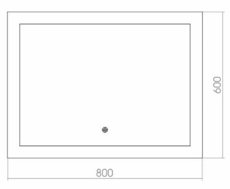 Зеркало Creto Tivoli 80 6-800600T с подсветкой с сенсорным выключателем 