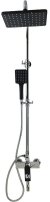 Душевая система Bronze de Luxe Element EL77/1CB Хром Черный матовый 