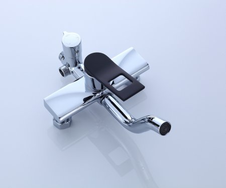 Душевая система Bronze de Luxe Element EL77/1CB Хром Черный матовый 