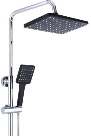 Душевая система Bronze de Luxe Element EL77/1CB Хром Черный матовый 
