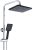 Душевая система Bronze de Luxe Element EL77/1CB Хром Черный матовый 