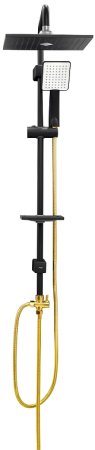 Душевая система Shouder Alma 9012617 Черная Золото 