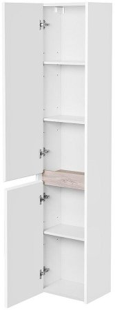 Шкаф пенал Aquaton Нортон 34 L 1A249403NT01L подвесной Белый глянец 