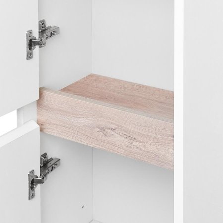 Шкаф пенал Aquaton Нортон 34 L 1A249403NT01L подвесной Белый глянец 