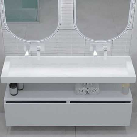 Раковина Boheme Armadi Art Flat 140 859-140 Белая 