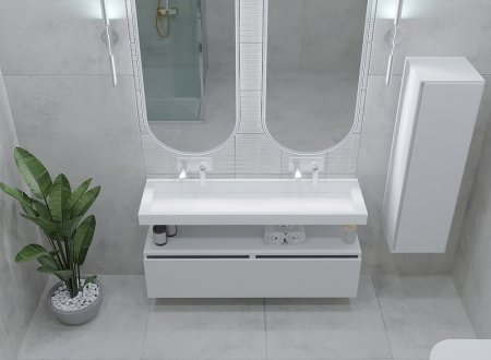 Раковина Boheme Armadi Art Flat 140 859-140 Белая 