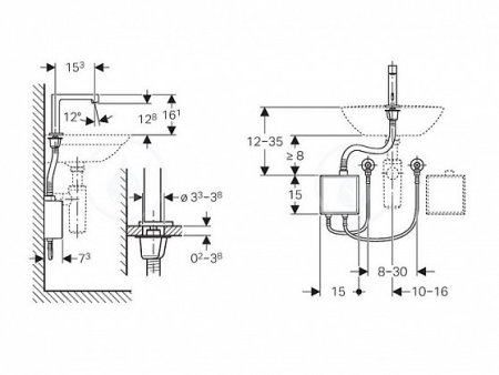 Смеситель для раковины Geberit Brenta 116.172.21.1 