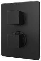 Смеситель для душа Paini Dax-R 84PZ691TH Черный матовый