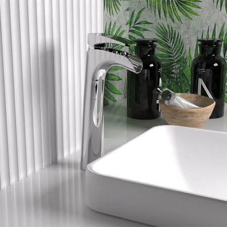 Смеситель для раковины Paini Ovo 86CR205LLWF Хром 