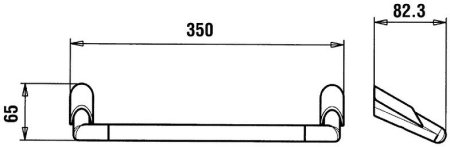 Полотенцедержатель Paini Morgana 73CR001 Хром 