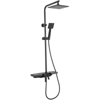 Душевая система настенная REA Bravo REA-P0636 чёрная