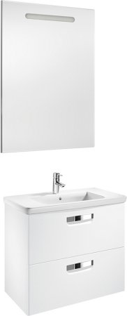 Тумба под раковину Roca The Gap 70 ZRU9302733 подвесная Белая матовая 