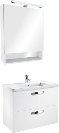 Тумба под раковину Roca The Gap 70 ZRU9302733 подвесная Белая матовая 