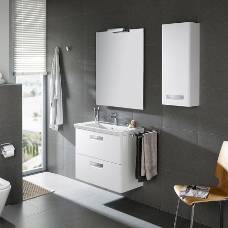 Тумба под раковину Roca The Gap 70 ZRU9302733 подвесная Белая матовая 