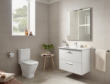 Тумба под раковину Roca The Gap 70 ZRU9302733 подвесная Белая матовая 