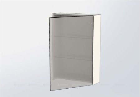 Зеркало-шкаф Aquanet Йорк 60 белый 