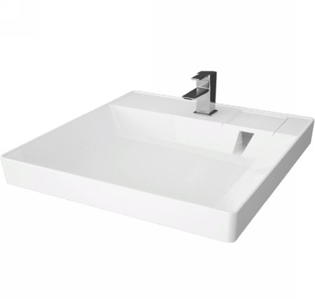 Раковина Azario Sharp 60 CS00078298 на стиральную машину Белая 