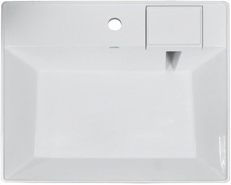 Раковина Azario Sharp 60 CS00078298 на стиральную машину Белая 