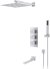 Душевая система D&K Bayern Liszt DA2515608A04 с термостатом Белый матовый 