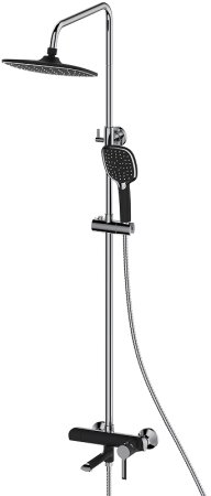 Душевая система Haiba HB24805-7 Черный Хром 