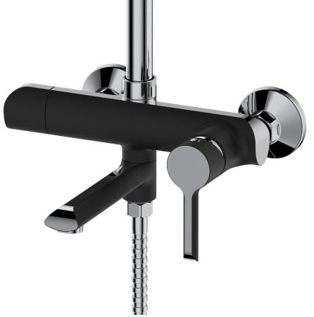 Душевая система Haiba HB24805-7 Черный Хром 