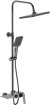 Душевая система BELZ B24572-3, оружейная сталь 