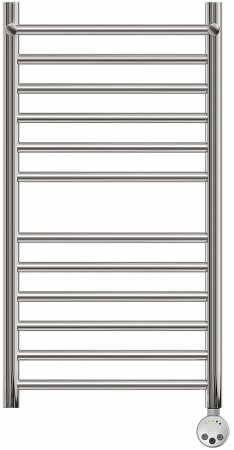 Электрический полотенцесушитель Point Аврора Премиум PN10158SPE П11 500x800 с полкой левый/правый Хром 