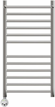 Электрический полотенцесушитель Point Аврора Премиум PN10158SPE П11 500x800 с полкой левый/правый Хром 