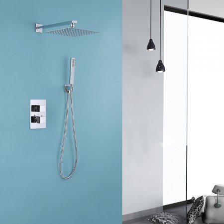 Душевая система Abber Daheim AF8251 с термостатом Хром 