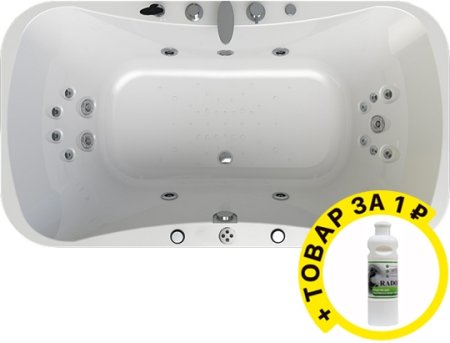 Акриловая ванна Radomir Лион Специальный Chrome 200x110 