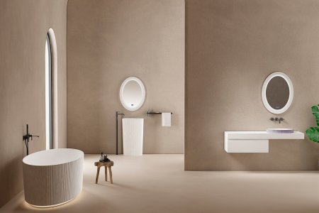 Раковина-чаша Abber Stein 50 AS2603Violett Фиолетовая 